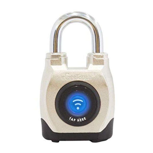 Egeetouch 4th Gen Smart Padlock - Bluetooth and NFC, Short shackle 5-02201-94